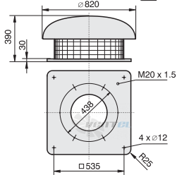 Rosenberg DHW 450-8 E - описание, технические характеристики, графики